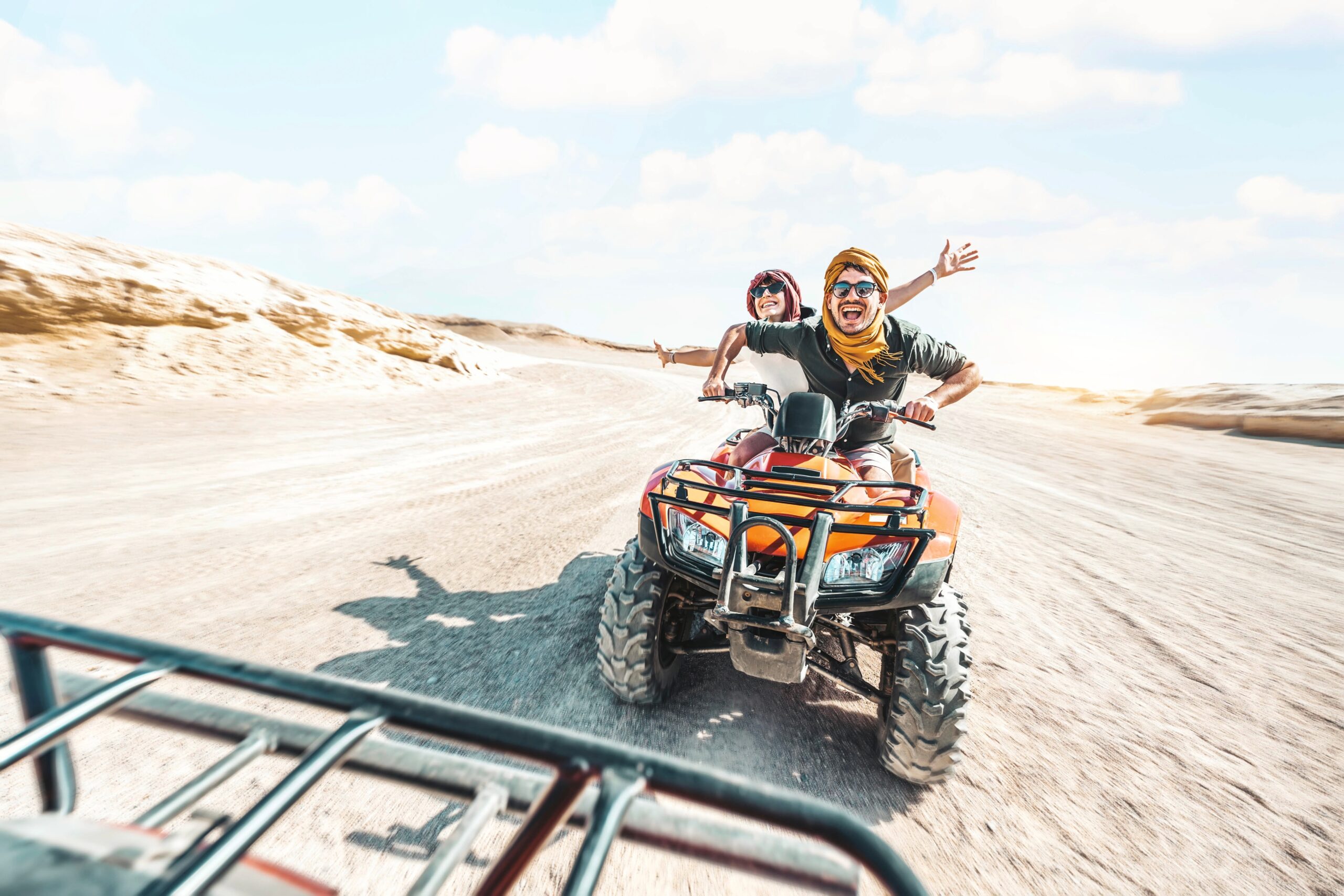 Young,Couple,On,A,Off,Road,Adventure,Excursion,Outside,
